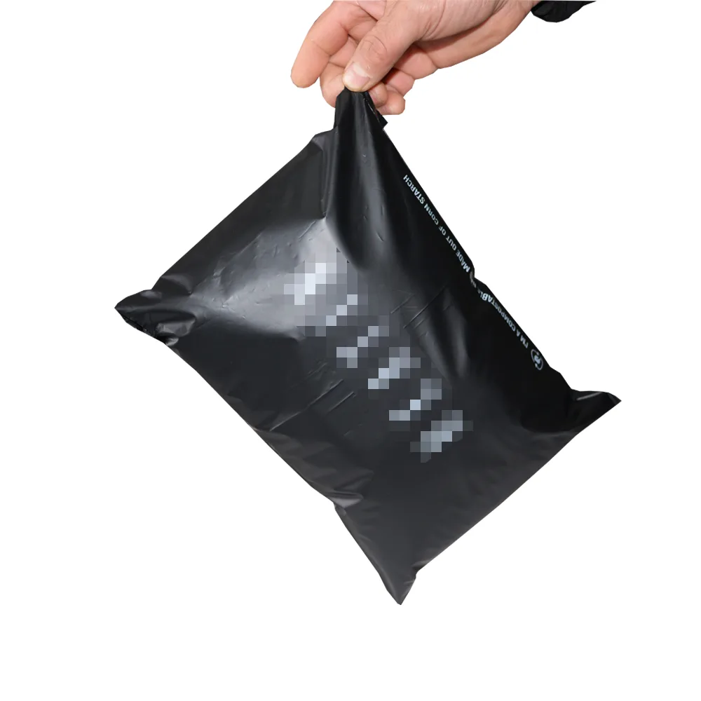Standard Black Biodegradable Courier Bags Supplier - OZ Bio Pack 12